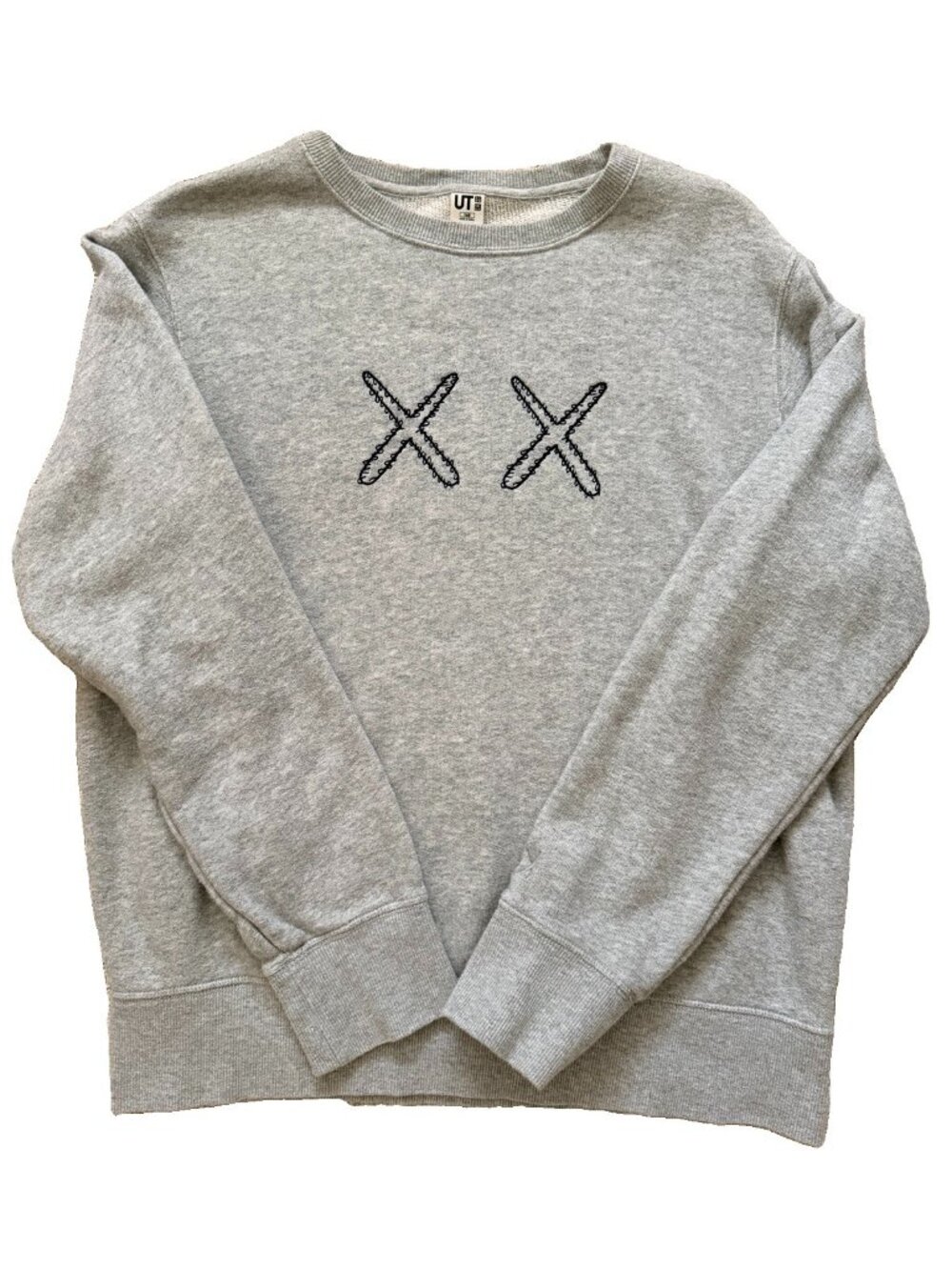 UNIQLO x KAWS Sesame Street Sweatshirt Big Kids Size 160 Elmo Grey